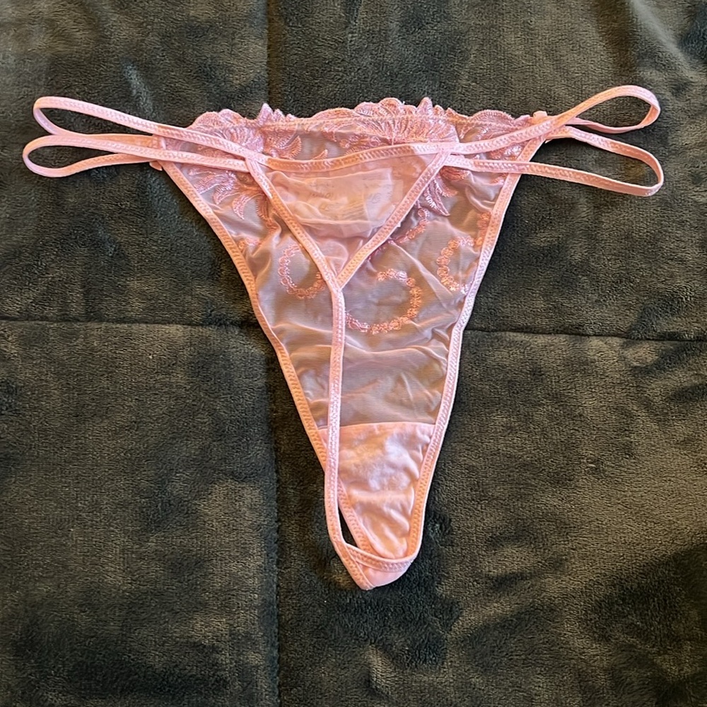 A.C.T. International pink lace lingerie two piece size 2X - Picture 6 of 7